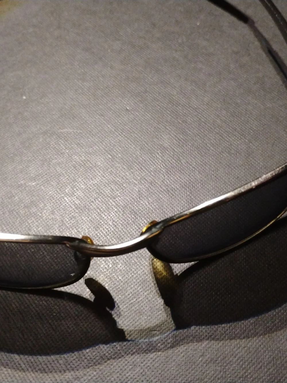 Men's Metal Frame Sunglasses in Black with Dark Lenses